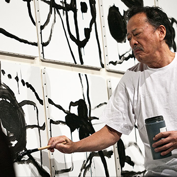 Seitaro Kuroda×Tatsuya Nakamura×Kenta Nakagome Live Painting Performance“Flame”